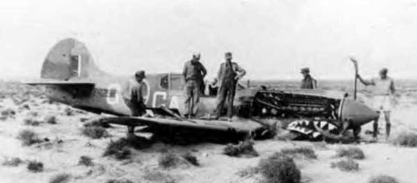 Curtiss P40 Warhawk Crash