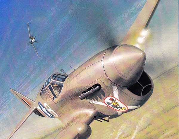 Curtiss P40 Warhawk Title