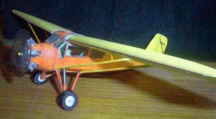 Curtiss Robin paper model