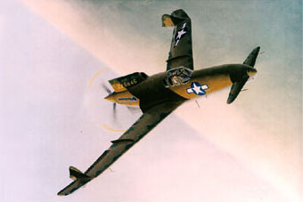 Curtiss XP-55 Ascender Painting