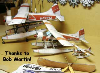 De Havilland DHC-2 Beaver  paper models 