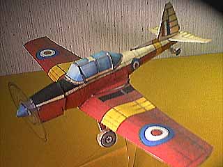 another de Havilland DHC-1 Chipmunk paper model