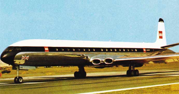 DeHavilland Comet downloadable cardmodel Fiddlersgreen.net