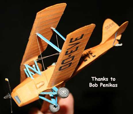 Tigermoth Cardmodel from Fiddlersgreen