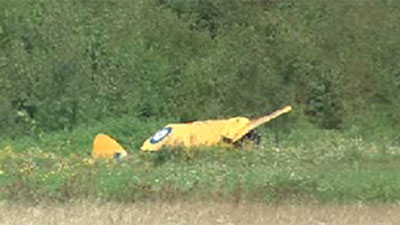 de Havilland Tiger Moth Crash