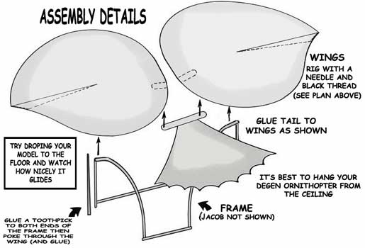 DEGEN ornithopter assembly