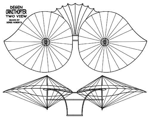 DEGEN Ornithopter two view