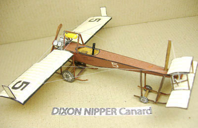 Canard Aircraft on Dixon Nipper Canard Monoplane