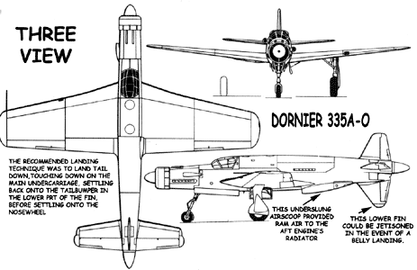 Dornier 335 Arrow 3vu