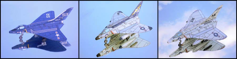 F4D Douglas Skyray paper models