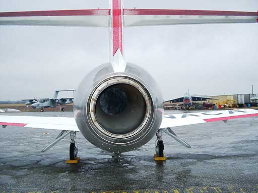 Douglas Skystreak tail view