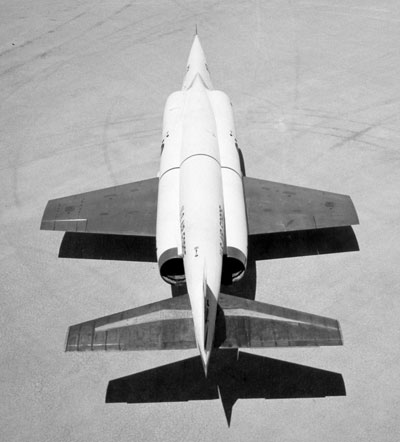 Douglas X-3 Stiletto Rear View