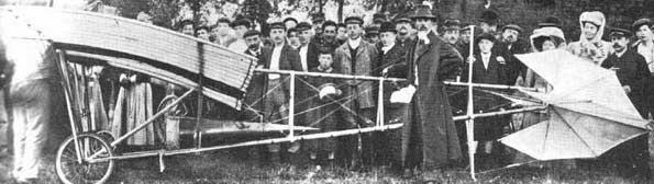 Santos-DuMont's demoiselle monoplane