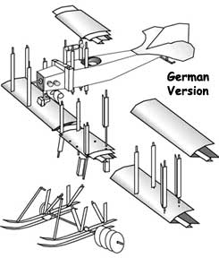 Eardley Billings Biplane German