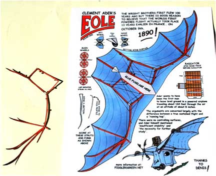 Adding a strut to the Adler Eole-2