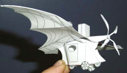 Eole Ader (sp) card model