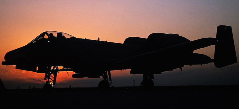Fairchild A-10 Thunderbolt II Sunset