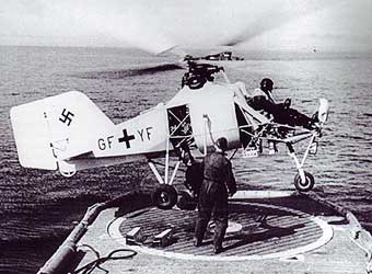 Flettner Fl-282 at sea