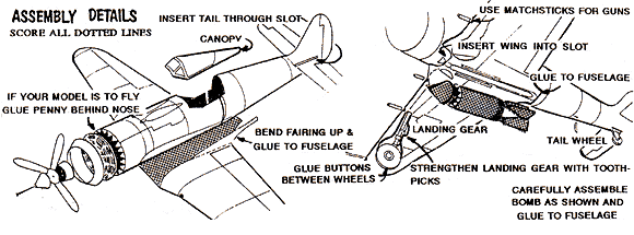 Assembly Drawing of the FW-190