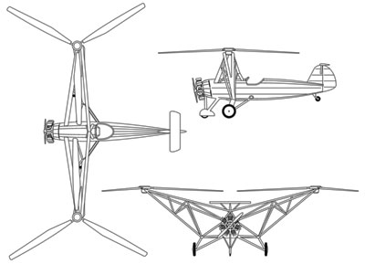 3 View of the Focke-Wulf Fw-61