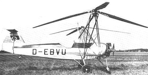 Fw-61 side view