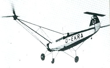 Fw-61 flying