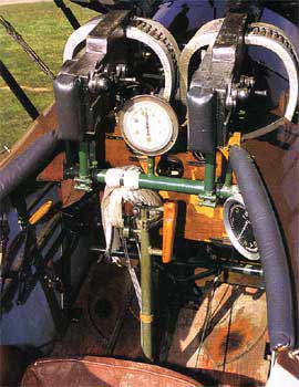 Fokker DVII cockpit