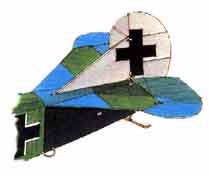 Fokker DVII tail