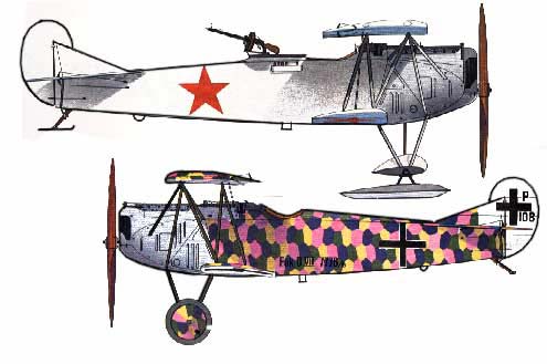 Fokker DVII variations