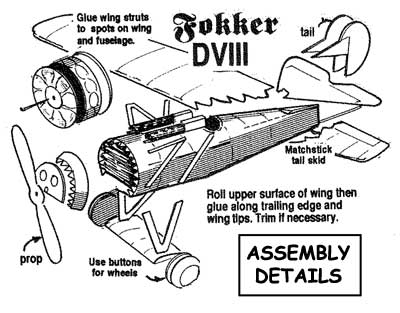 Assembly Details Fokker D.VIII