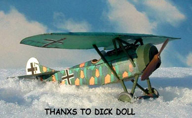 Fokker DVIII submitted by Dick Doll