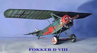 Fokker DVIII FG model