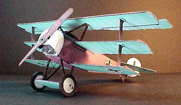 FOKKER DR-1 CARDMODEL