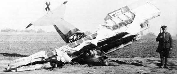 Fokker Dr1 Crash