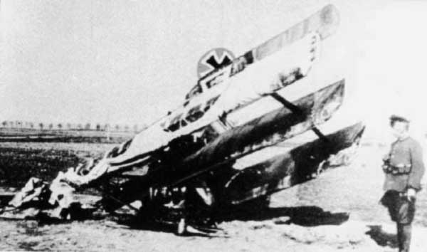 Fokker Dr 1 Crash