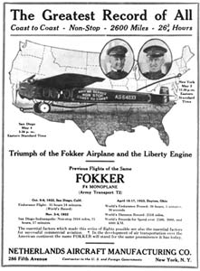 handbill Fokker Ad