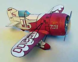 Gee Bee Racer paper model