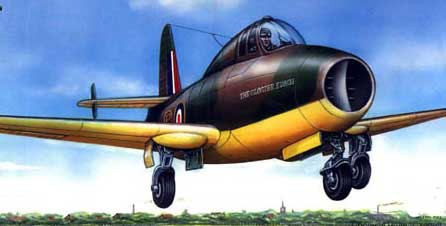 Gloster E28 first British Jet plane