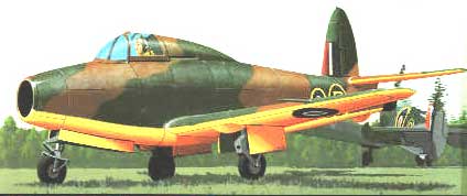 Gloster E28 first British Jet plane