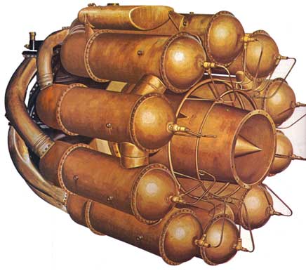 WHittle jet engine drawing