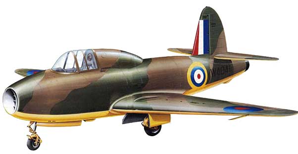 Gloster E28 first British Jet plane