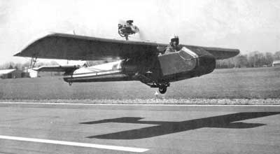 Goodyear Inflatoplane Landing