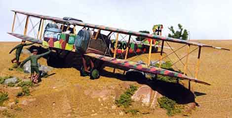 Gotha Bomber paper model airplane