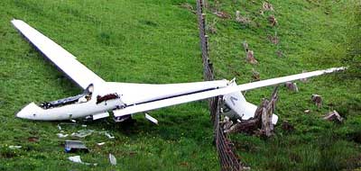 Grob Glider Crash