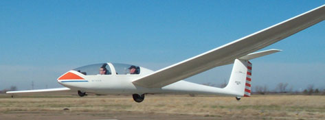 Langing the Grob Sailplane