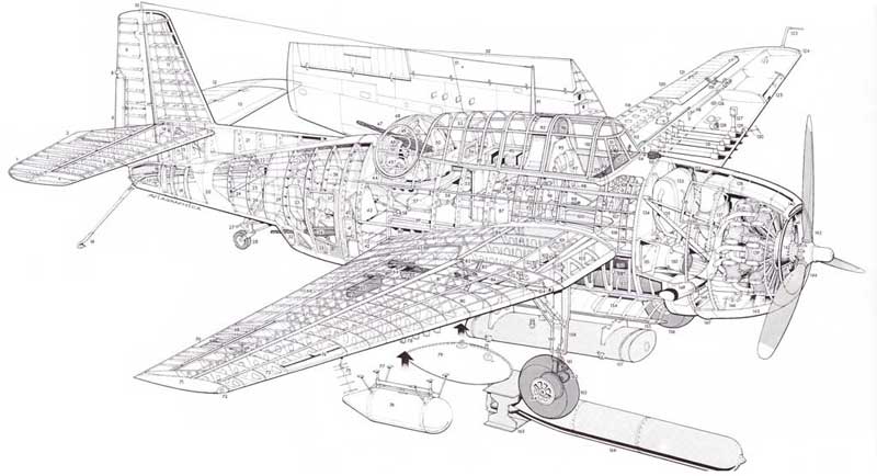 Grumman Avenger Cutaway