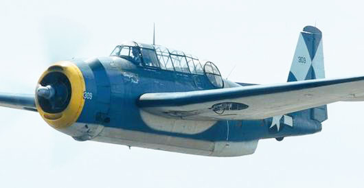 Grumman Avenger Inflight