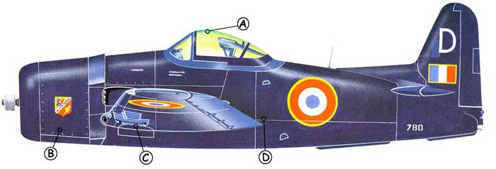 Grumman F8F Bearcat Callout