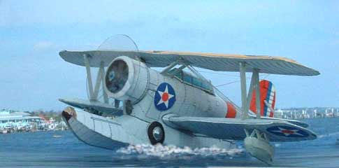 Grumman Duck reving up