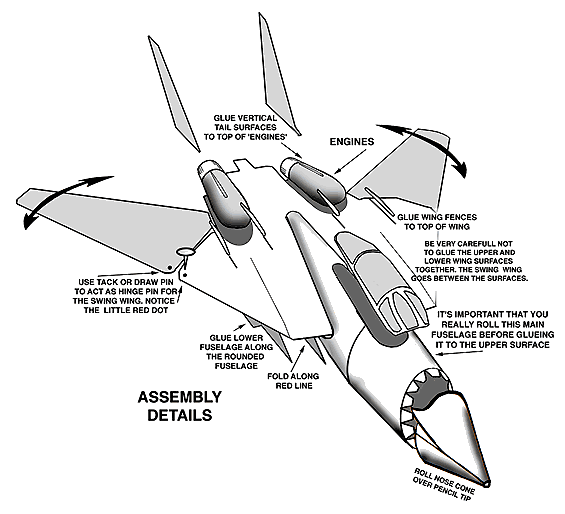 assembly of the Tomcat F-14